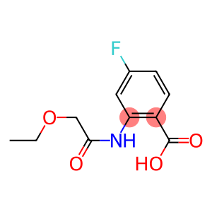 2-(2-ethoxyacetamido)-4-fluorobenzoic acid