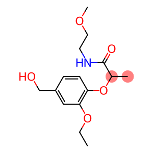 2-[2-ethoxy-4-(hydroxymethyl)phenoxy]-N-(2-methoxyethyl)propanamide