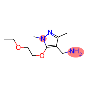 [5-(2-ethoxyethoxy)-1,3-dimethyl-1H-pyrazol-4-yl]methanamine