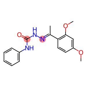 2-[(E)-1-(2,4-dimethoxyphenyl)ethylidene]-N-phenyl-1-hydrazinecarboxamide