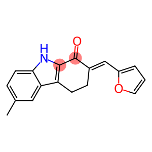2-(2-furylmethylene)-6-methyl-2,3,4,9-tetrahydro-1H-carbazol-1-one