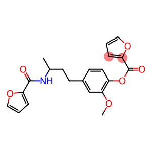 4-{3-[(2-furylcarbonyl)amino]butyl}-2-methoxyphenyl 2-furoate
