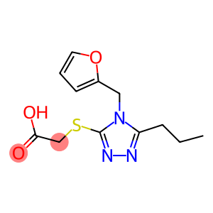 2-{[4-(furan-2-ylmethyl)-5-propyl-4H-1,2,4-triazol-3-yl]sulfanyl}acetic acid