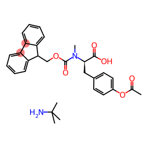 N-ALPHA-(9-FLUORENYLMETHYLOXYCARBONYL)-N-ALPHA-METHYL-O-ACETYL-D-TYROSINE T-BUTYLAMINE