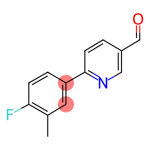 6-(4-FLUORO-3-METHYL-PHENYL)-PYRIDINE-3-CARBALDEHYDE