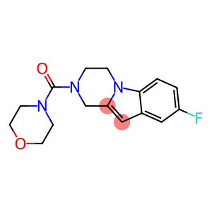 8-FLUORO-2-(MORPHOLIN-4-YLCARBONYL)-1,2,3,4-TETRAHYDROPYRAZINO[1,2-A]INDOLE