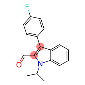 3-(4-Fluorophenyl)-1-Isopropyl Indole-2-Carboxaldehyde
