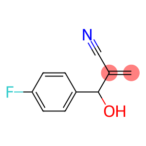 2-[(4-fluorophenyl)(hydroxy)methyl]prop-2-enenitrile