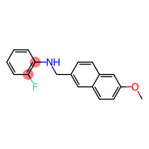 2-fluoro-N-[(6-methoxynaphthalen-2-yl)methyl]aniline