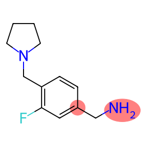 [3-fluoro-4-(pyrrolidin-1-ylmethyl)phenyl]methanamine