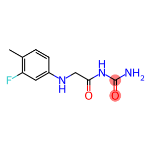 {2-[(3-fluoro-4-methylphenyl)amino]acetyl}urea