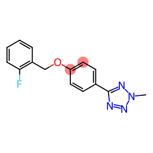 2-fluorobenzyl 4-(2-methyl-2H-tetraazol-5-yl)phenyl ether