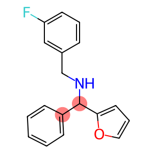 [(3-fluorophenyl)methyl][furan-2-yl(phenyl)methyl]amine