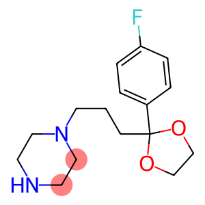 1-(3-[2-(4-FLUOROPHENYL)-[1,3]-DIOXOLAN-2YL]-PROPYL)-PIPERAZIN