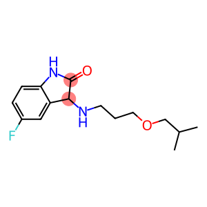 5-fluoro-3-{[3-(2-methylpropoxy)propyl]amino}-2,3-dihydro-1H-indol-2-one