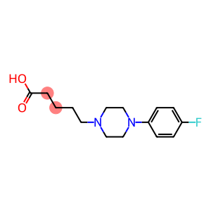 5-[4-(4-fluorophenyl)piperazin-1-yl]pentanoic acid