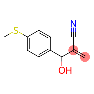 2-{hydroxy[4-(methylsulfanyl)phenyl]methyl}prop-2-enenitrile