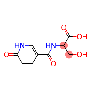 3-hydroxy-2-{[(6-oxo-1,6-dihydropyridin-3-yl)carbonyl]amino}propanoic acid