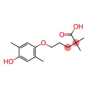 5-(4-hydroxy-2,5-dimethylphenoxy)-2,2-dimethyl pentanoic acid
