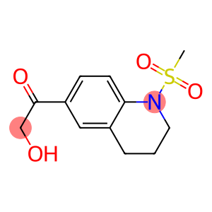 2-HYDROXY-1-[1-(METHYLSULFONYL)-1,2,3,4-TETRAHYDROQUINOLIN-6-YL]ETHANONE