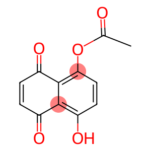 4-hydroxy-5,8-dioxo-5,8-dihydro-1-naphthalenyl acetate