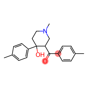 4-hydroxy-1-methyl-4-(4-methylphenyl)-3-piperidyl 4-methylphenyl ketone