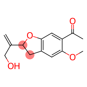 2-(1-Hydroxymethylethenyl)-5-methoxy-6-acetyl-2,3-dihydrobenzofuran