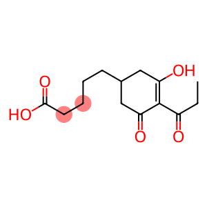5-(3-Hydroxy-5-oxo-4-propionyl-3-cyclohexen-1-yl)pentanoic acid