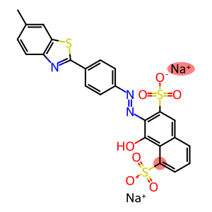 8-Hydroxy-7-[[4-(6-methylbenzothiazol-2-yl)phenyl]azo]-1,6-naphthalenedisulfonic acid disodium salt