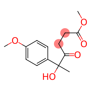 5-Hydroxy-5-[4-methoxyphenyl]-4-oxohexanoic acid methyl ester