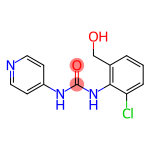 1-[(2-(Hydroxymethyl)-6-chlorophenyl)]-3-(pyridin-4-yl)urea