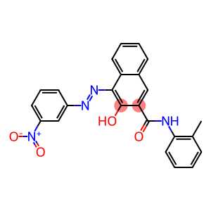 3-Hydroxy-N-(2-methylphenyl)-4-(3-nitrophenylazo)-2-naphthamide