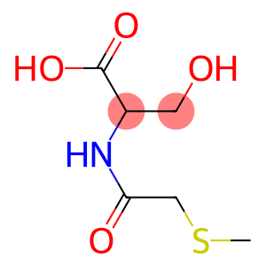 3-hydroxy-2-[2-(methylsulfanyl)acetamido]propanoic acid