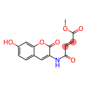 3-(7-Hydroxy-2-oxo-2H-chromen-3-ylcarbamoyl)acrylic acid methylester