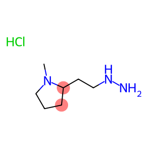 2-(2-hydrazinylethyl)-1-methylpyrrolidine hydrochloride