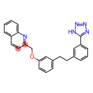 2-[3-[2-[3-(1H-Tetrazol-5-yl)phenyl]ethyl]phenoxymethyl]quinoline