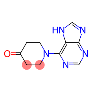 1-(7H-purin-6-yl)piperidin-4-one