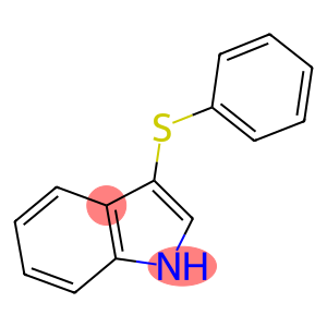 1H-indol-3-yl phenyl sulfide