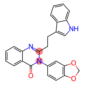 2-[2-(1H-Indol-3-yl)ethyl]-3-(3,4-methylenedioxyphenyl)quinazolin-4(3H)-one