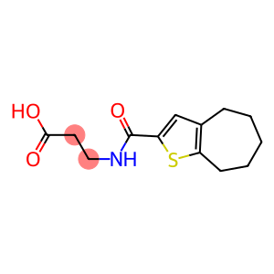 3-{4H,5H,6H,7H,8H-cyclohepta[b]thiophen-2-ylformamido}propanoic acid