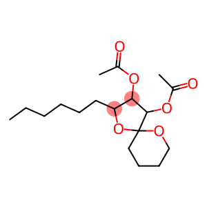 2-Hexyl-3,4-diacetoxy-1,6-dioxaspiro[4.5]decane