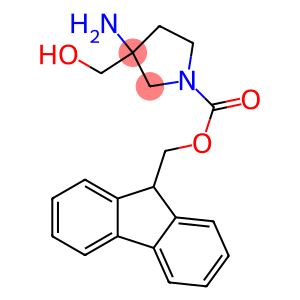 (9H-FLUOREN-9-YL)METHYL 3-AMINO-3-(HYDROXYMETHYL)PYRROLIDINE-1-CARBOXYLATE