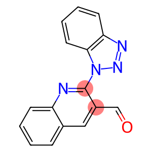 2-(1H-1,2,3-benzotriazol-1-yl)quinoline-3-carbaldehyde