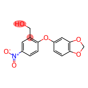 [2-(2H-1,3-benzodioxol-5-yloxy)-5-nitrophenyl]methanol