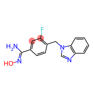 4-(1H-benzimidazol-1-ylmethyl)-3-fluoro-N'-hydroxybenzenecarboximidamide
