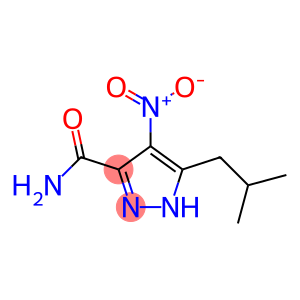 5-isobutyl-4-nitro-1H-pyrazole-3-carboxamide