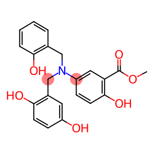 5-[(2,5-Dihydroxybenzyl)(2-hydroxybenzyl)amino]-2-hydroxybenzoic acid methyl ester