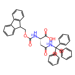 L-ASPARAGINE-N-ALPHA-FMOC, N-BETA-TRITYL (15N2)