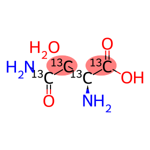 (S)-(+)-2-Aminosuccinamic acid-13C4