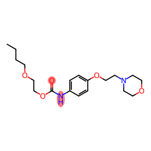 4-(2-Morpholinoethoxy)carbanilic acid 2-butoxyethyl ester